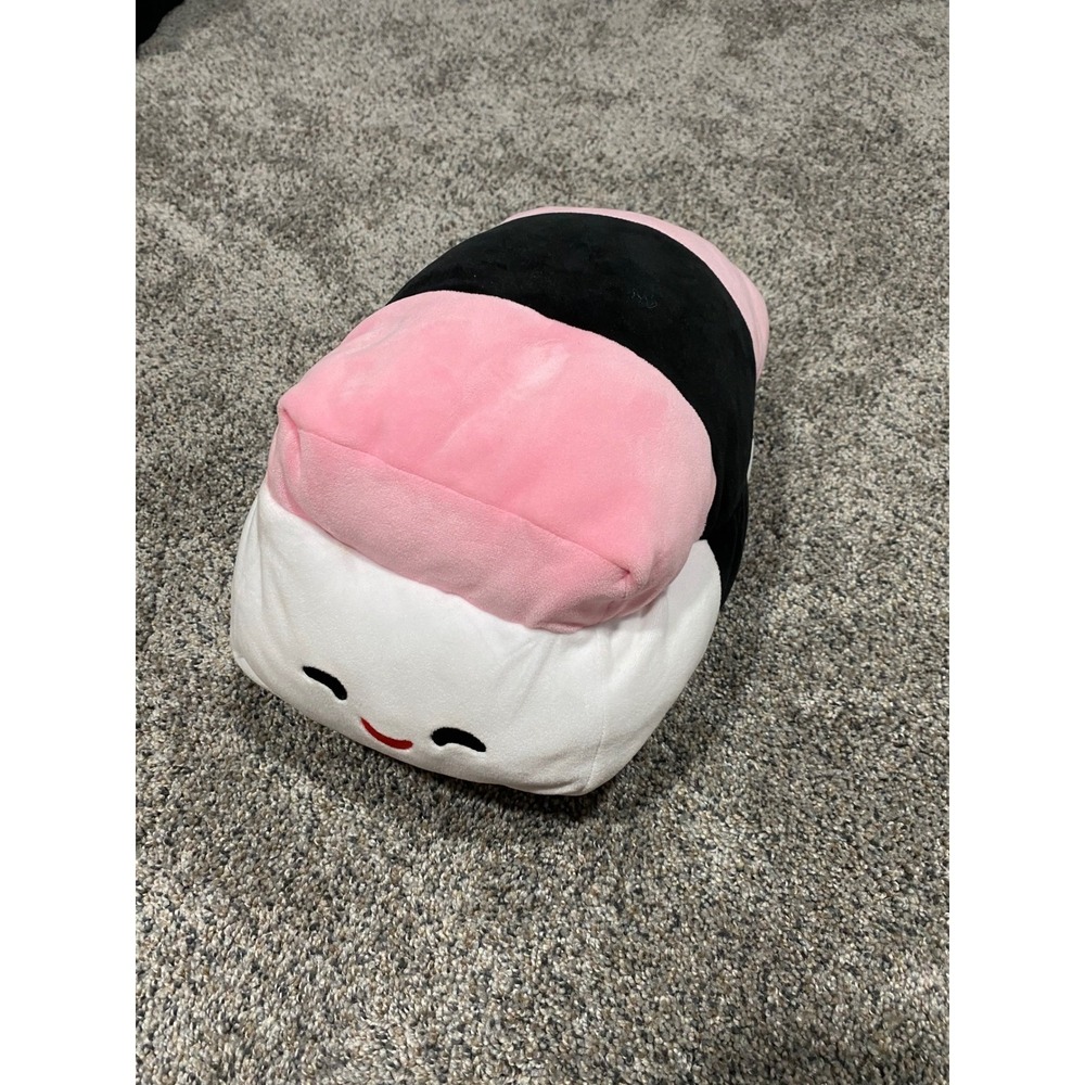 Keiki Kuddles Spam Musubi Plush Hawaii Food Pillow Pink White Black Squishy Toy